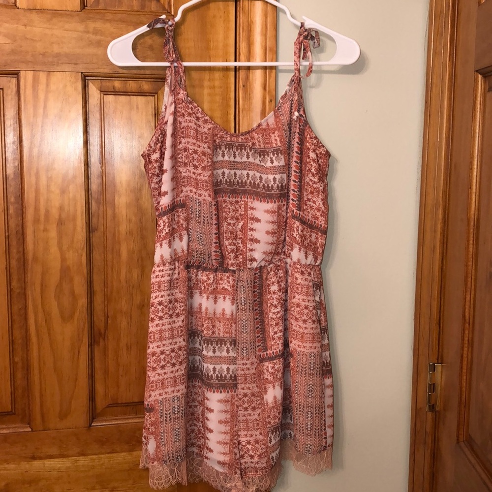 Bcbg Generation Pattered Patchwork Romper - image 1